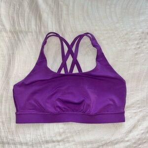 lululemon Moonlit Magenta Energy Bra Size 8